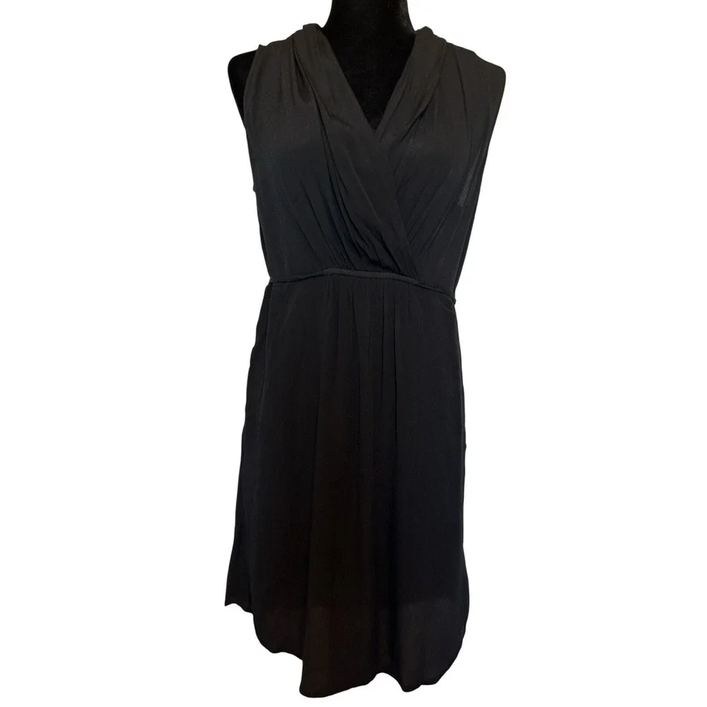 anthropologie maeve black dress Maeve Long-Sleeve Mock-Neck Midi Dress